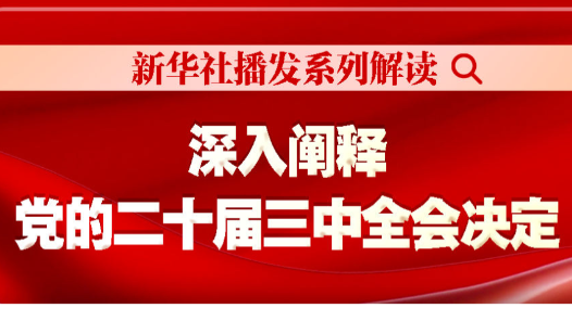 新華社播發(fā)系列解讀，深入闡釋黨的二十屆三中全會決定