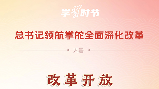 學(xué)習(xí)時(shí)節(jié)｜總書(shū)記領(lǐng)航掌舵全面深化改革
