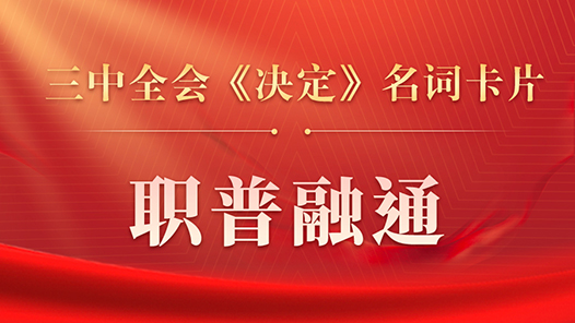 三中全會(huì)《決定》名詞卡片天天學(xué)：職普融通