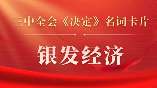 三中全會(huì)《決定》名詞卡片天天學(xué)：銀發(fā)經(jīng)濟(jì)