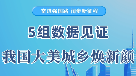 奮進(jìn)強(qiáng)國路 闊步新征程 | 5組數(shù)據(jù)見證我國大美城鄉(xiāng)煥新顏