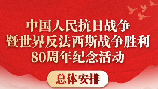 一圖讀懂：中國人民抗日戰(zhàn)爭暨世界反法西斯戰(zhàn)爭勝利80周年紀(jì)念活動總體安排
