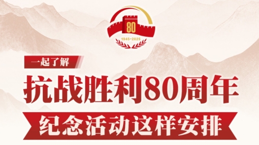 一起了解，抗戰(zhàn)勝利80周年紀(jì)念活動這樣安排