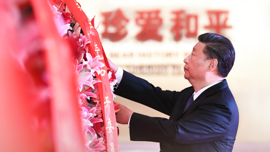 習(xí)語｜“以史為鑒、面向未來，共同珍愛和平、維護(hù)和平”