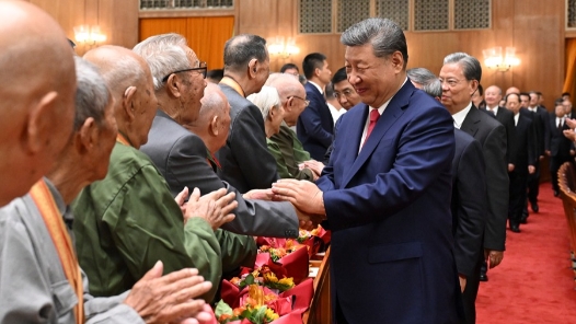 紀(jì)念中國人民抗日戰(zhàn)爭暨世界反法西斯戰(zhàn)爭勝利80周年文藝晚會《正義必勝》在京隆重舉行 習(xí)近平等出席觀看