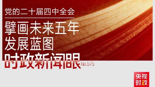 時(shí)政新聞眼丨未來(lái)五年怎么干？黨的二十屆四中全會(huì)擘畫發(fā)展藍(lán)圖