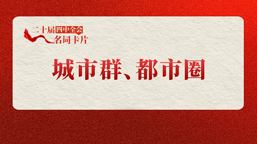 二十屆四中全會(huì)名詞卡片：城市群、都市圈