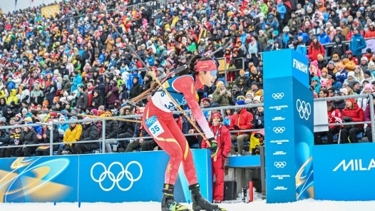 米蘭冬奧會(huì)冬季兩項(xiàng)女子7.5公里短距離挪威選手摘金