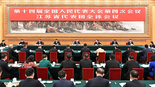 習(xí)近平在參加江蘇代表團審議時強調(diào) 經(jīng)濟大省要在研究新情況解決新問題上下功夫出經(jīng)驗