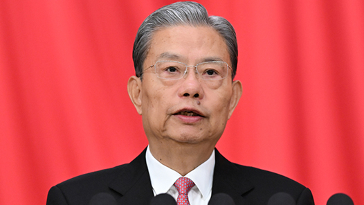 現(xiàn)場實(shí)錄：趙樂際作全國人大常委會(huì)工作報(bào)告