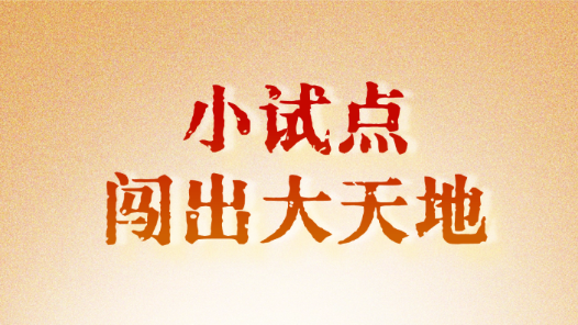人民之心丨小試點闖出大天地